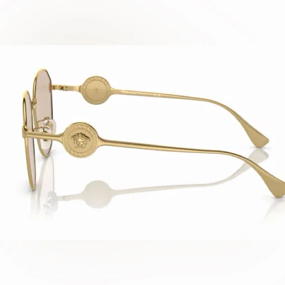 Versace Gold-Tone Sunglasses - Picture 5 of 11